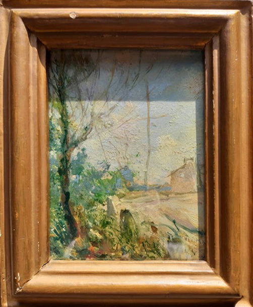 Raul Viviani - Landscape with Tree and House
