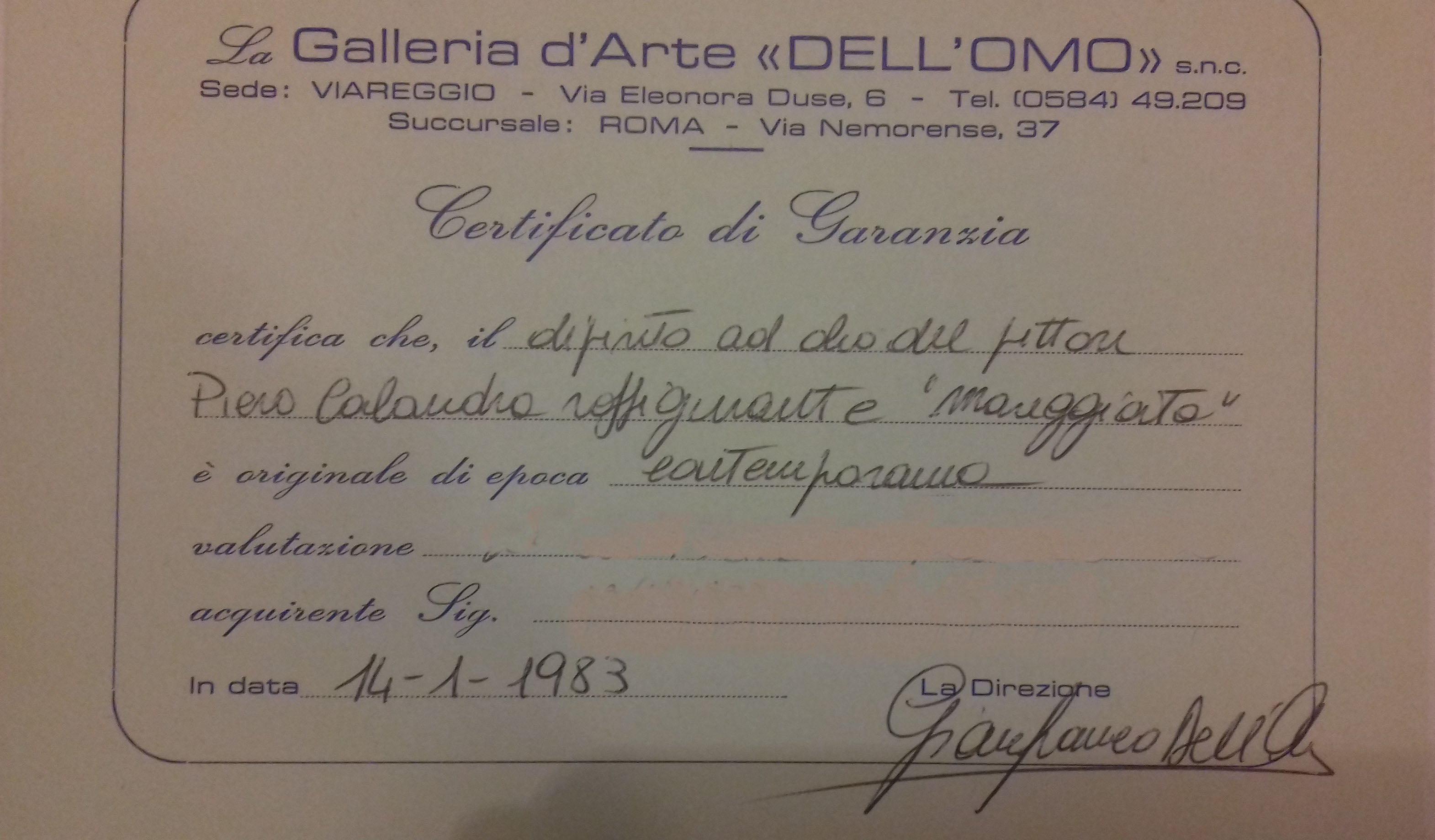 Piero Calandra - Mareggiata