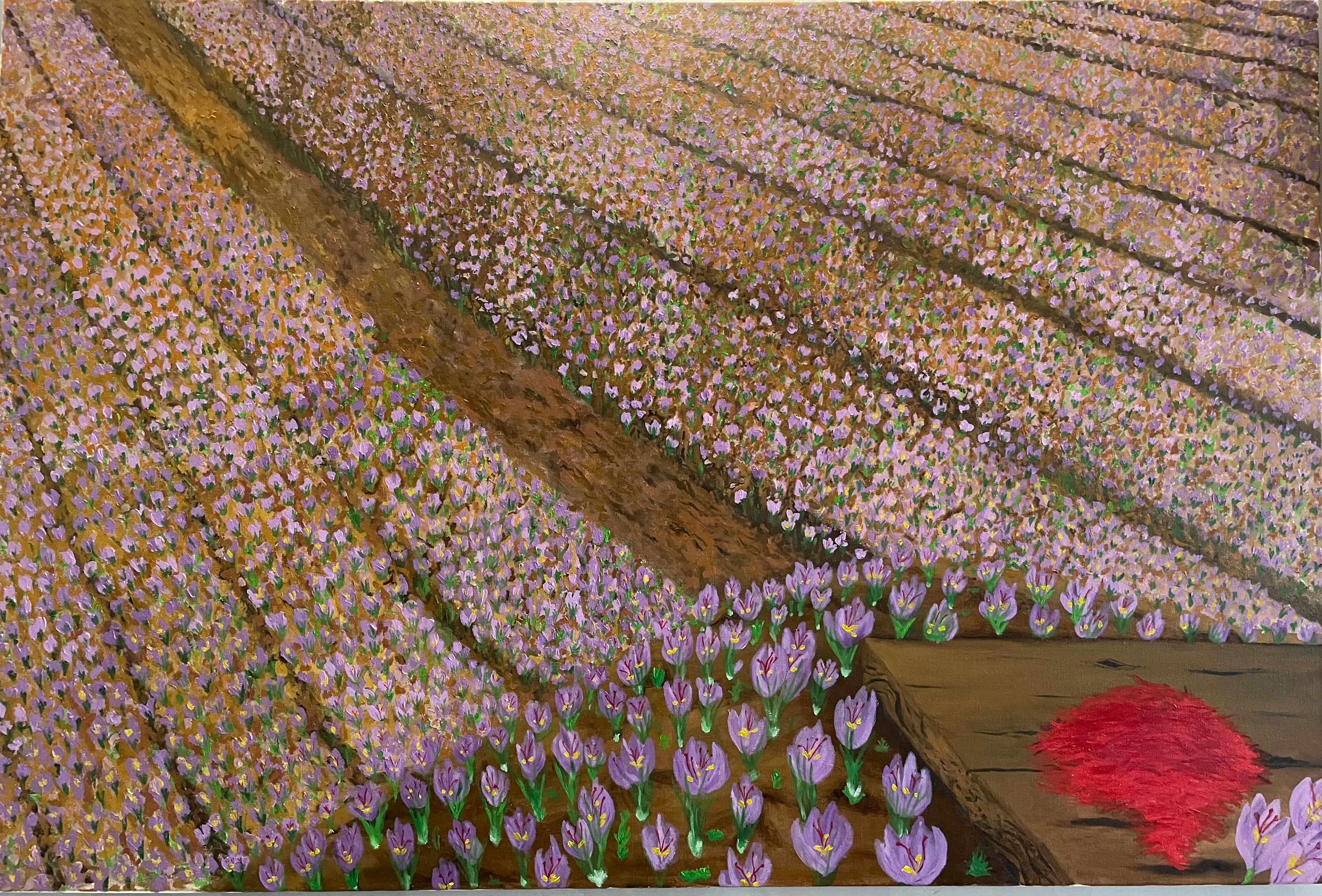 Saffron field
