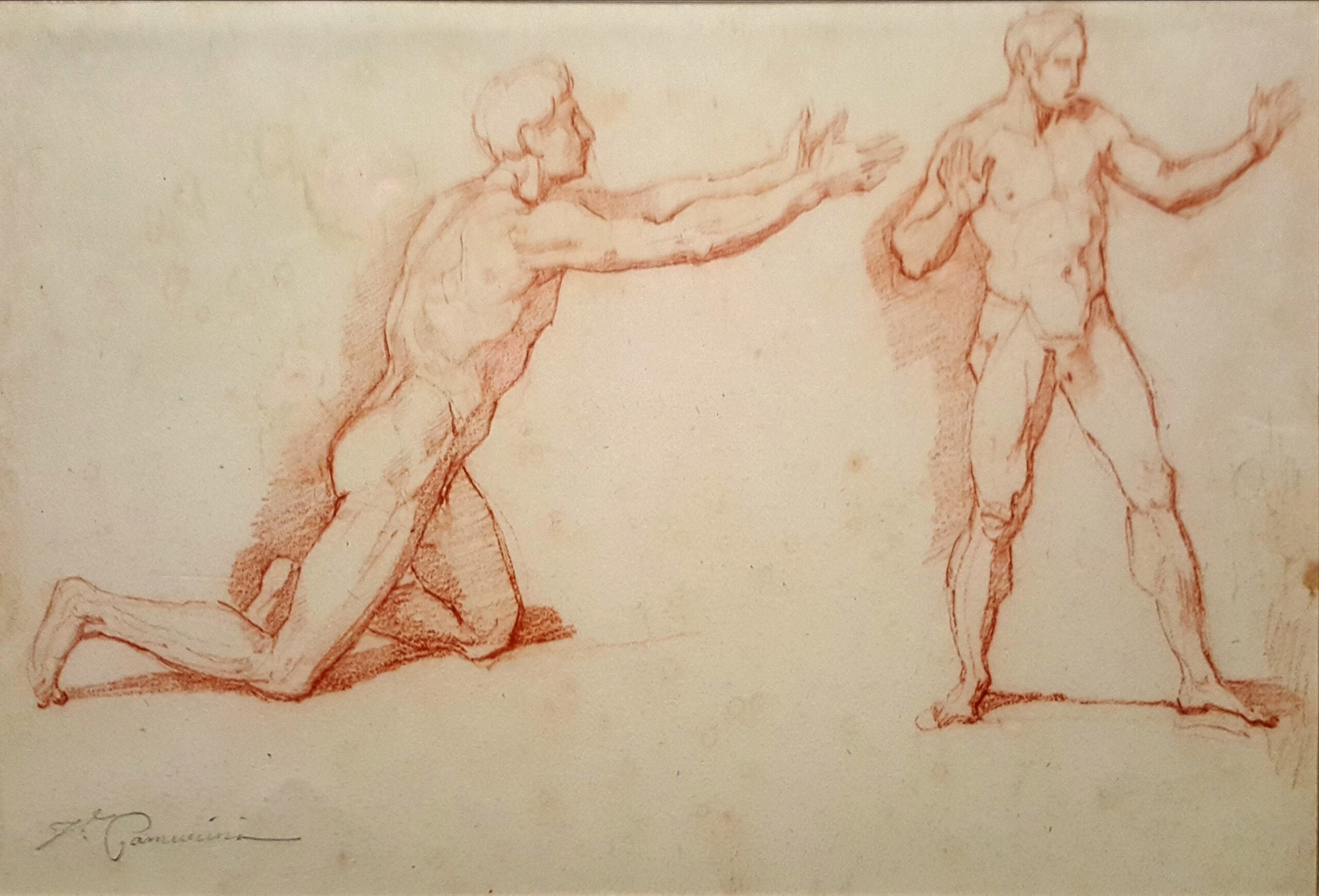 Vincenzo Camuccini - Sketch from "The Continence of Scipio"