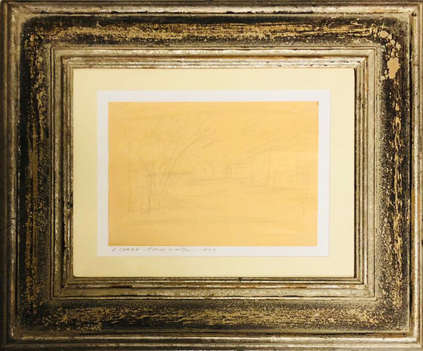Carlo Carrà - Houses and Trees