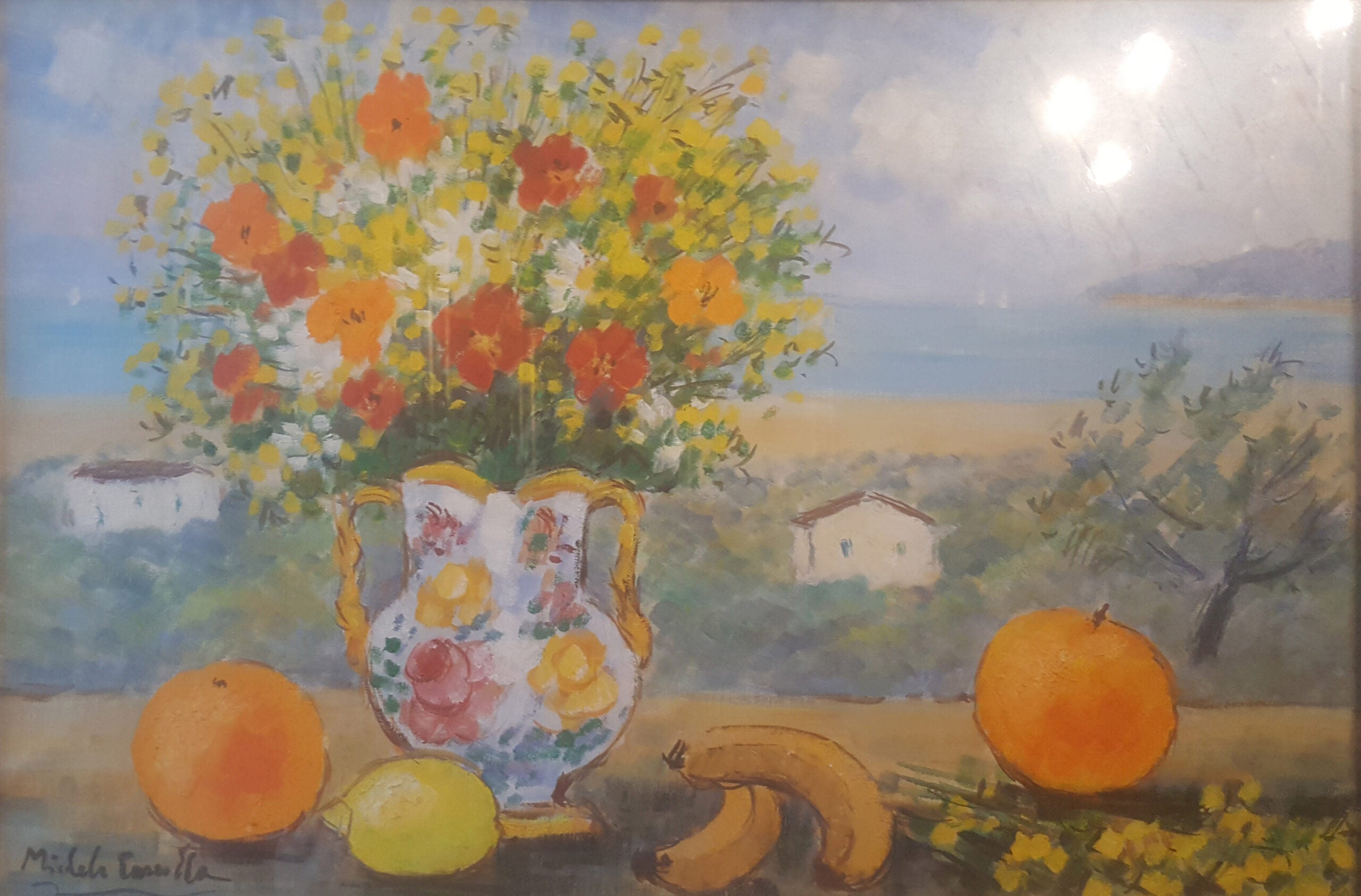 Michele Cascella - Paisaje campestre