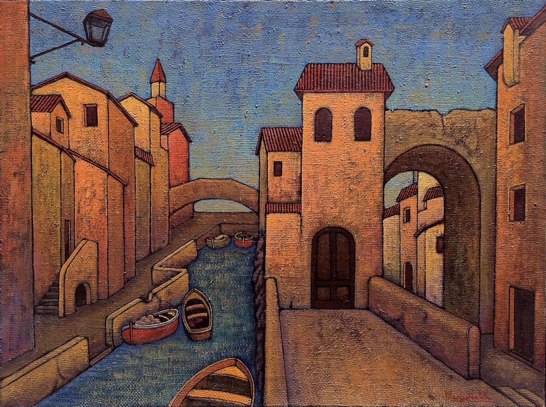 Natale Manzo - Casas en el río