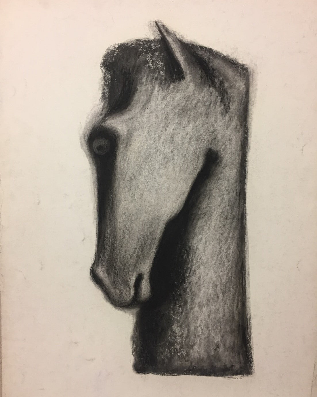 Sad horse