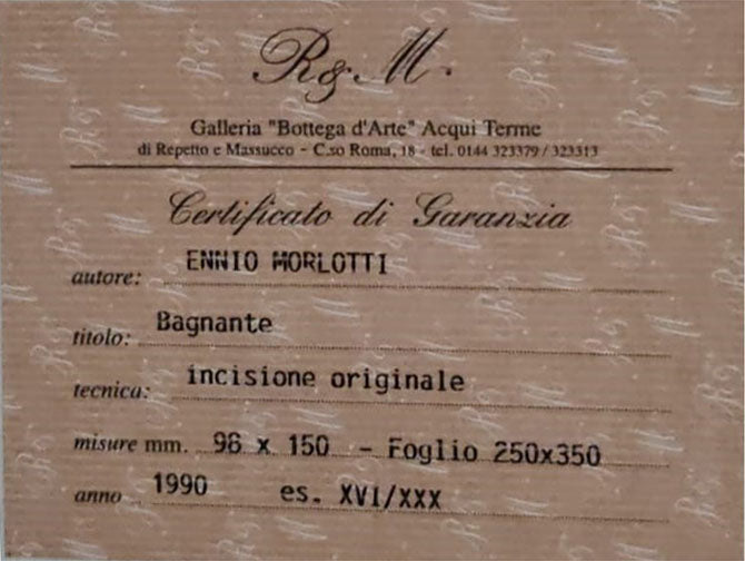 Ennio Morlotti - Bagnante