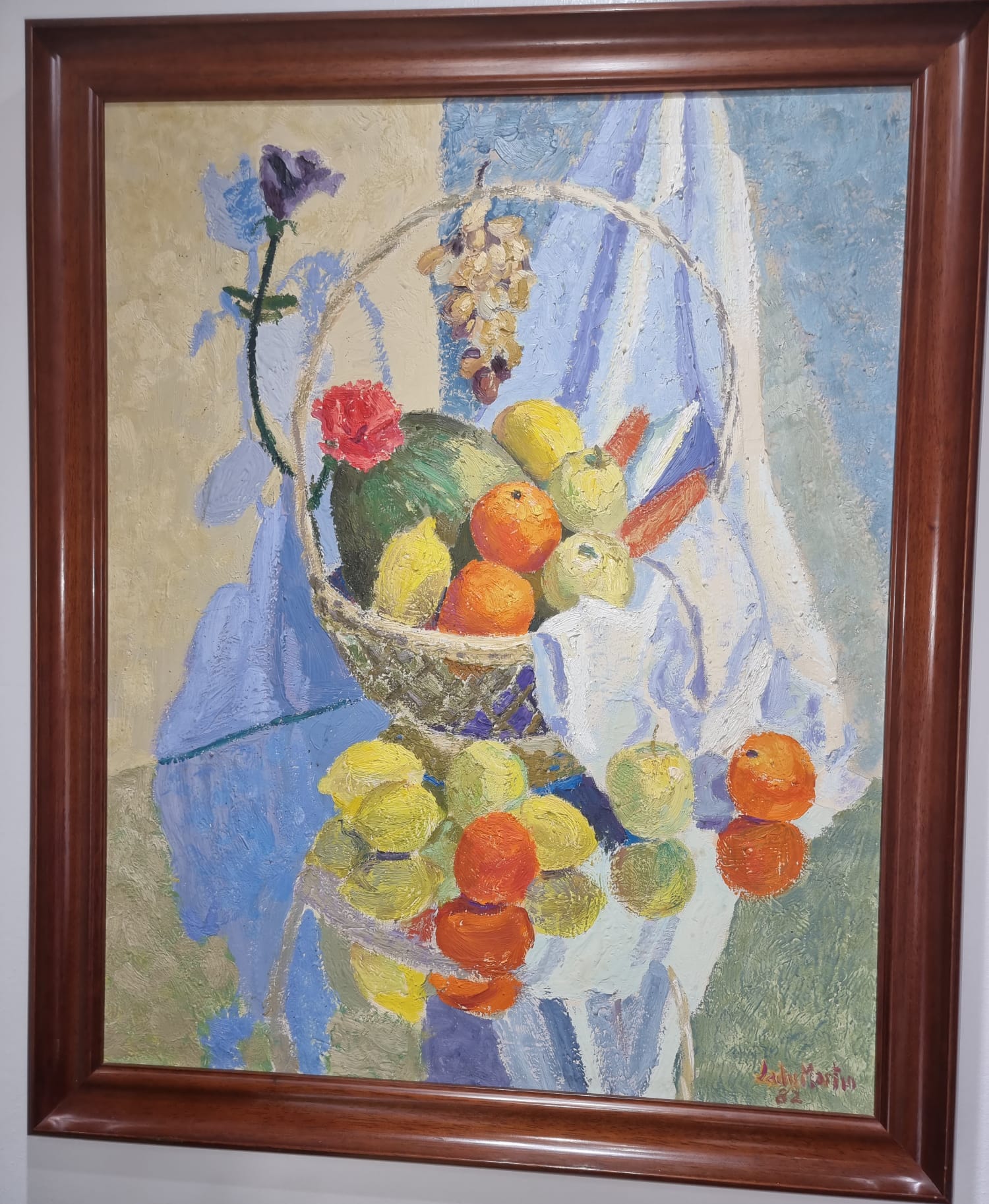 Cesta con frutas