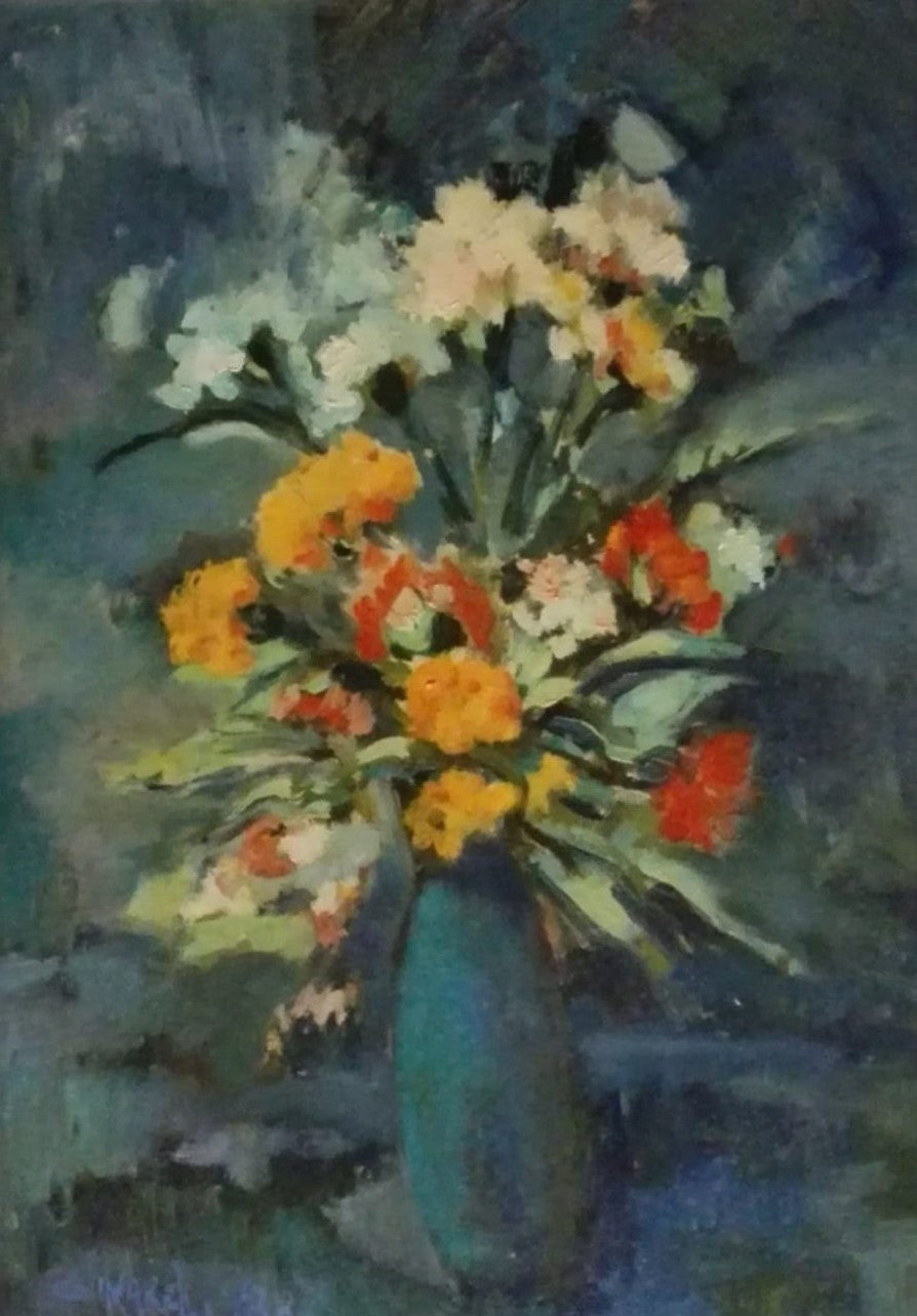 JARRON CON FLORES - G. MARELLI