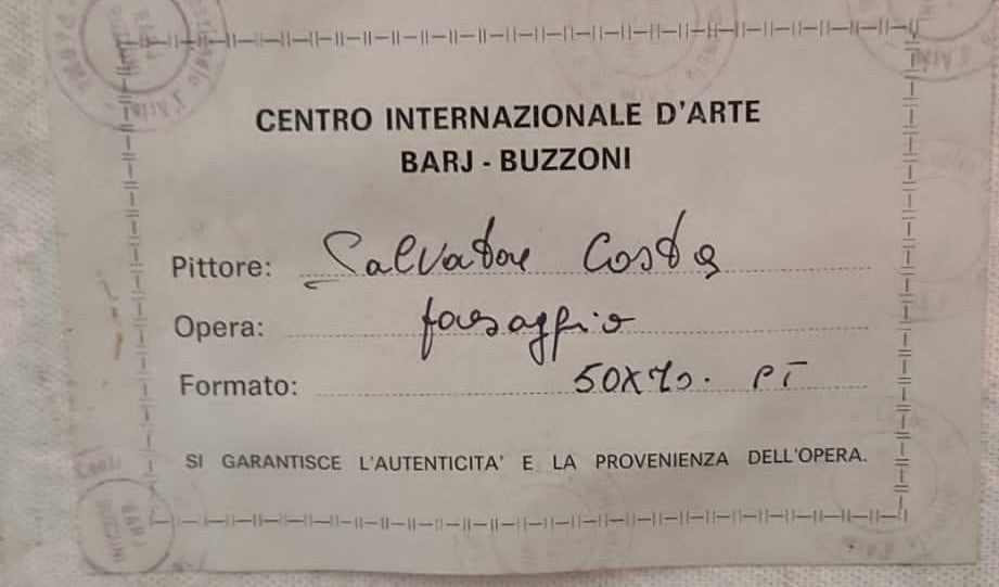 PAESAGGIO - SALVATORE COSTA