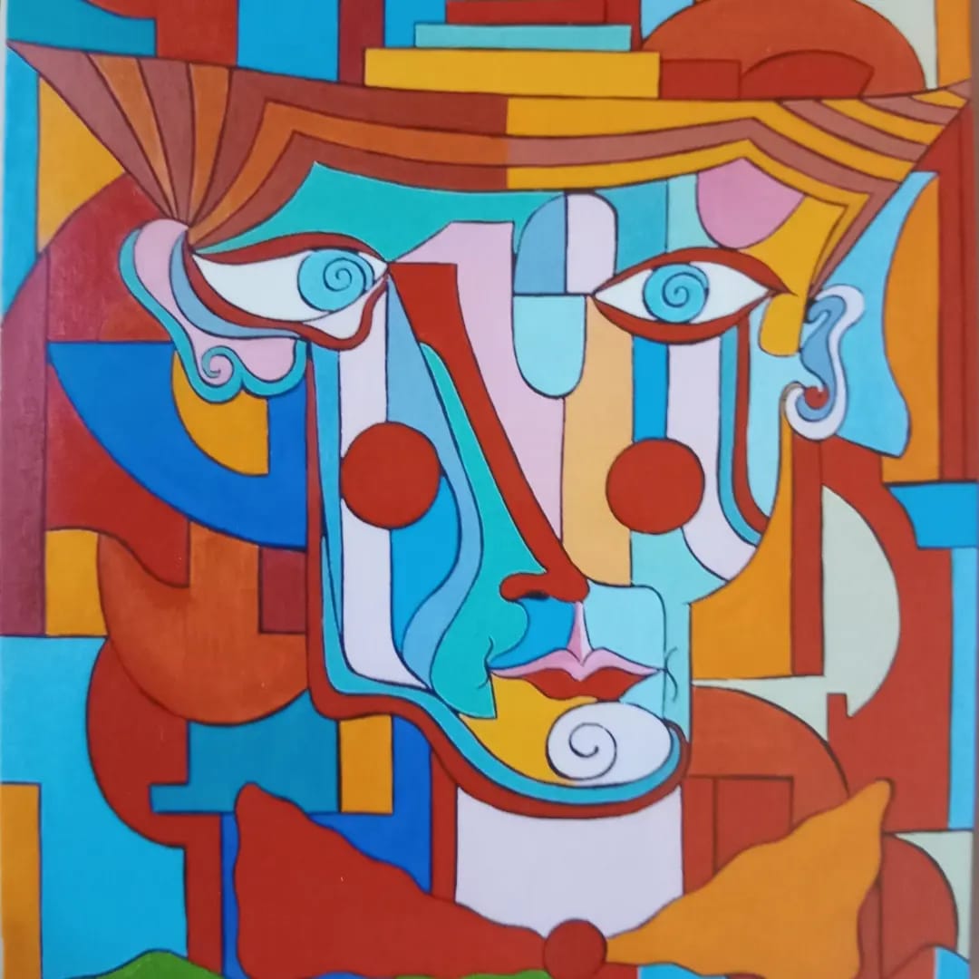 Homenaje de payaso a Paul Klee