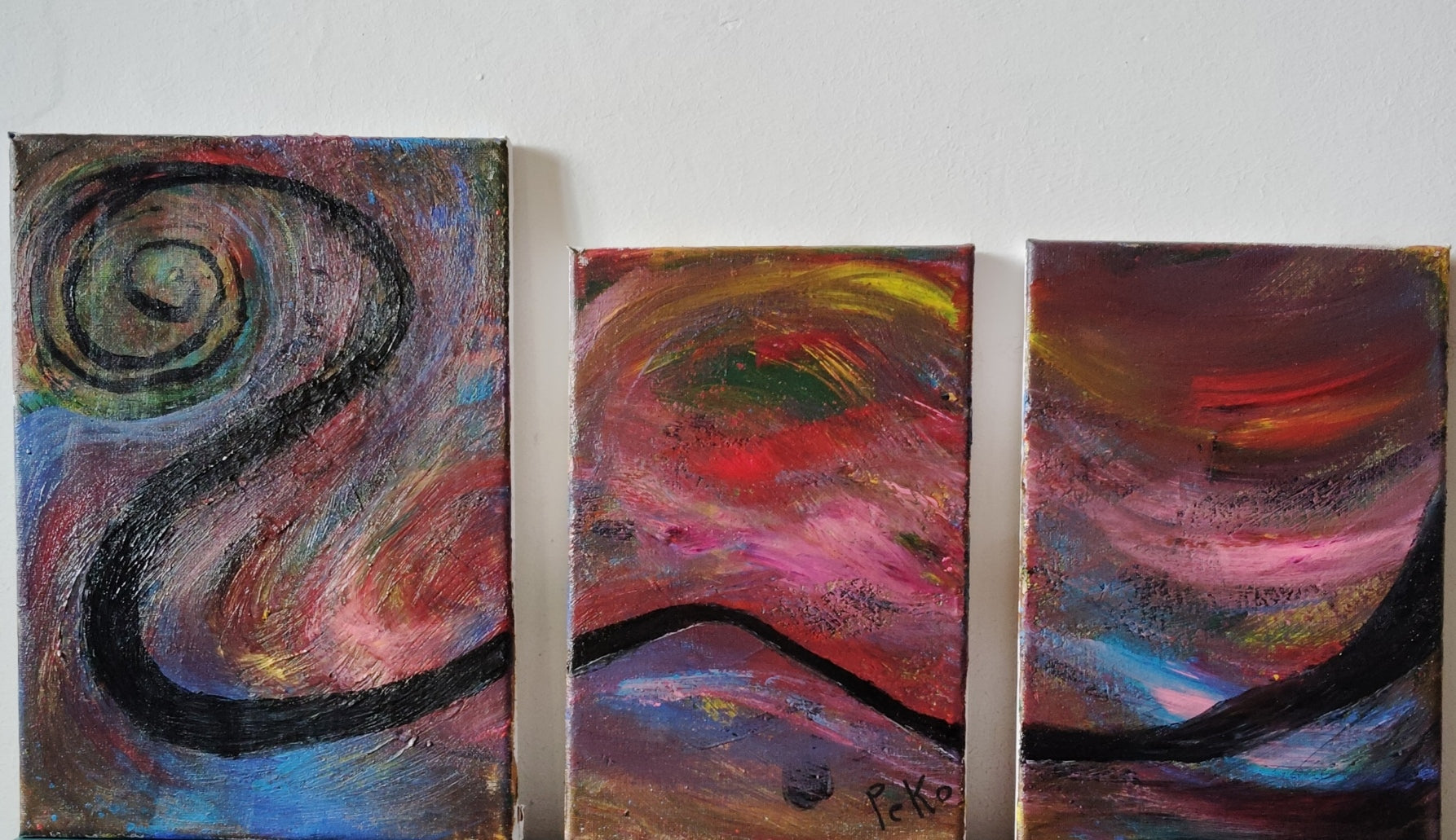 How a Dream Is Born/Naissance d'un rȇve – Triptych