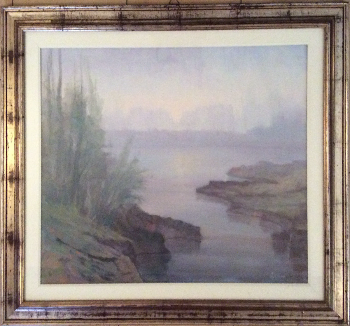 Angelo Comi - Paisaje del lago