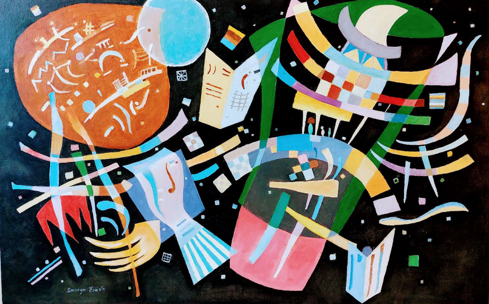 Composición de Vasilij Vasil' Eviè Kandisky