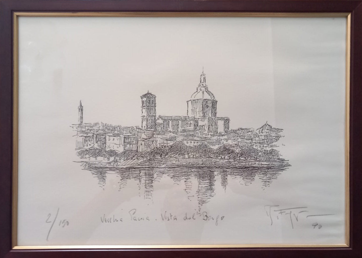 Remo Faggi - Vecchia Pavia (Raccolta di 12 Multipli)