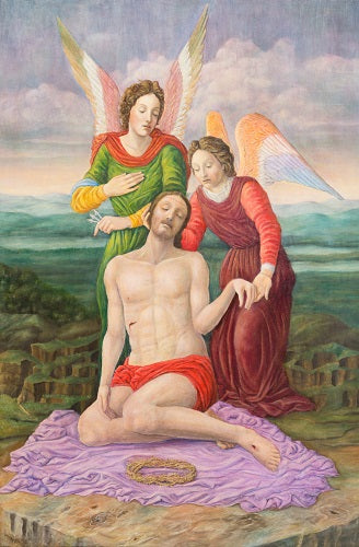 Taizo Hiraga - Dead Christ with Angels
