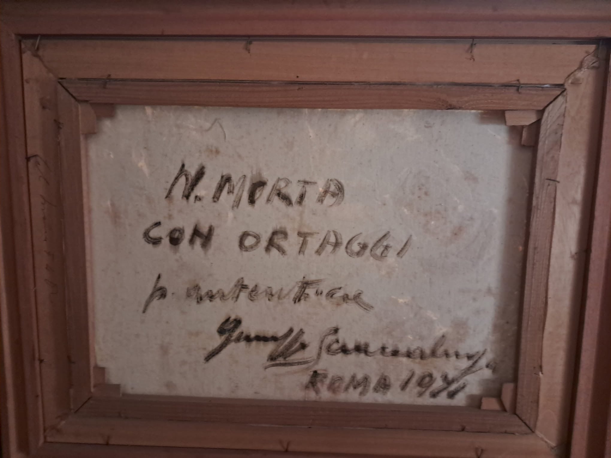 Giuseppe Sciaccaluga - Natura morta con ortaggi