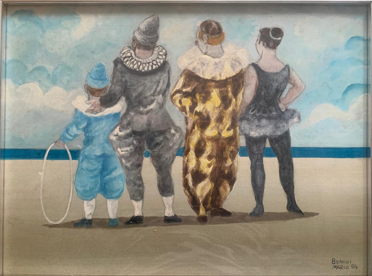 Mario Bonini - Circo en la playa