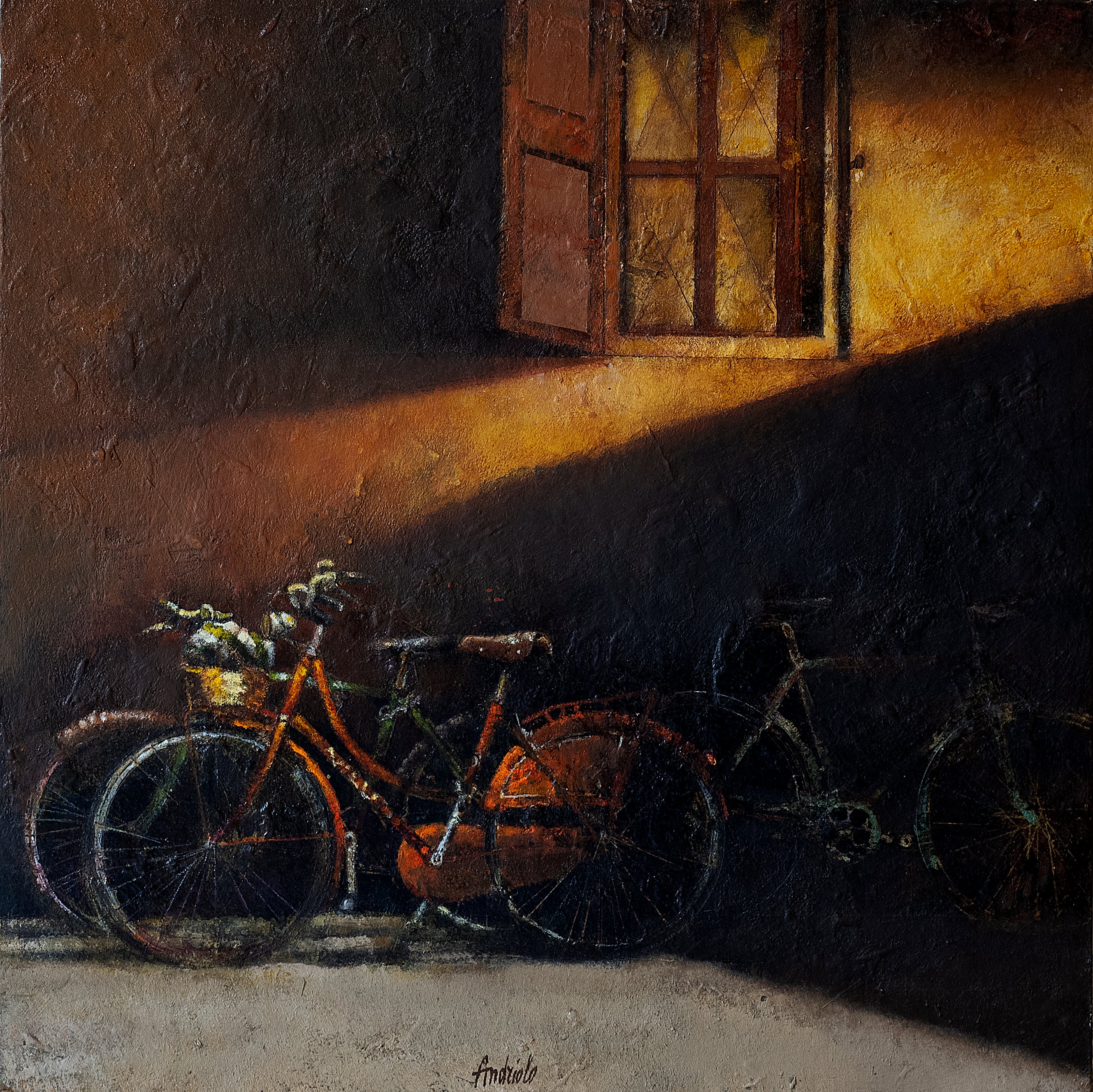 "De Caravaggio en bicicleta"