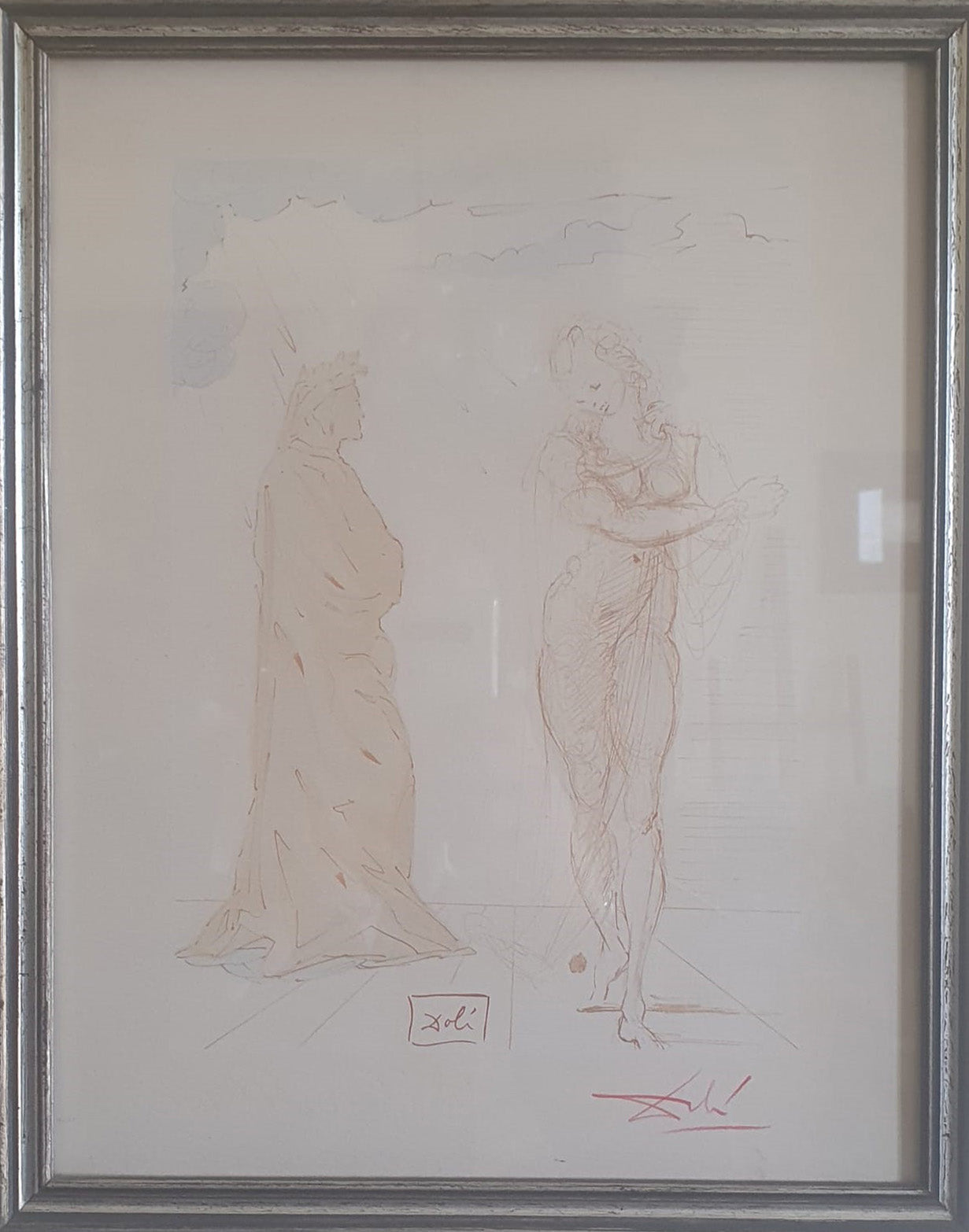 Salvador Dalí - Dante and Beatrice