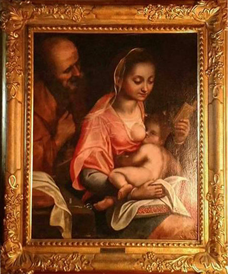 Ignoto barroccesco - Senza titolo (Madonna del latte)