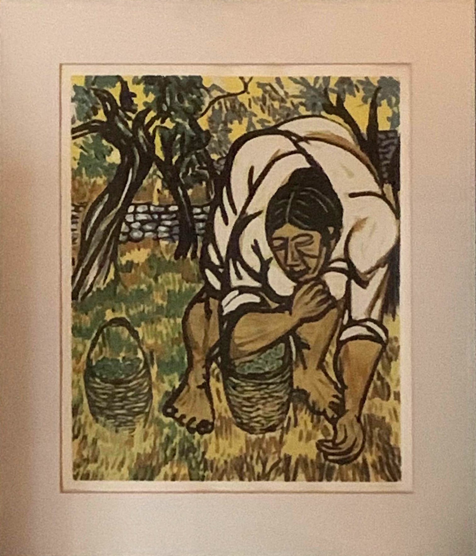 Giuseppe Migneco - Mujer en el campo