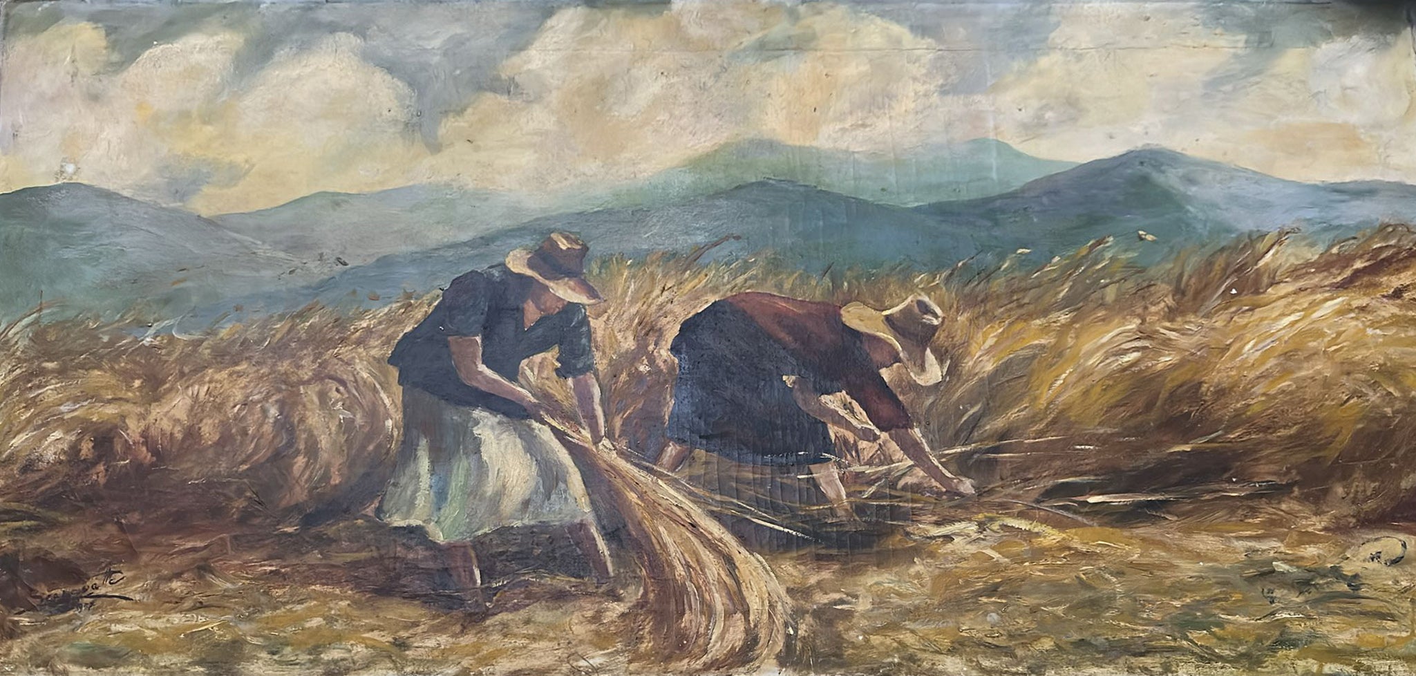 Autore sconosciuto - Raccolta del grano