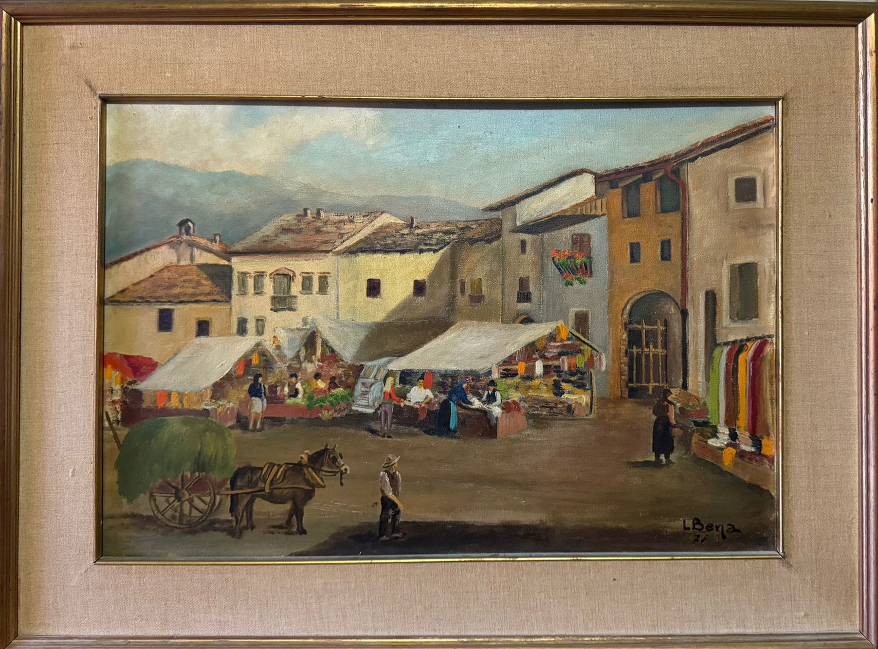 Lorenzo Bena - Giorno di mercato a Lessolo