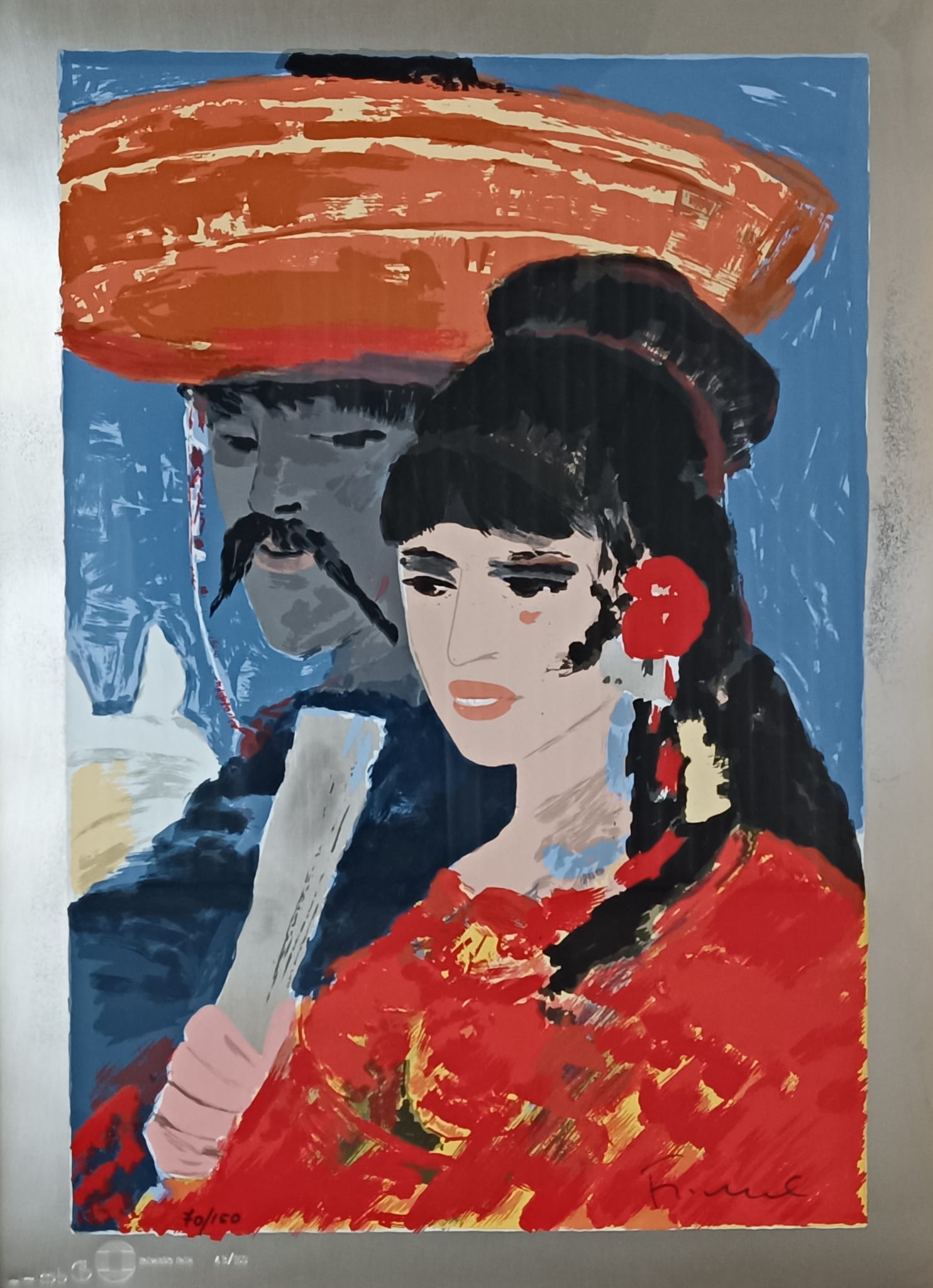 Salvatore Fiume - Woman and Mexican