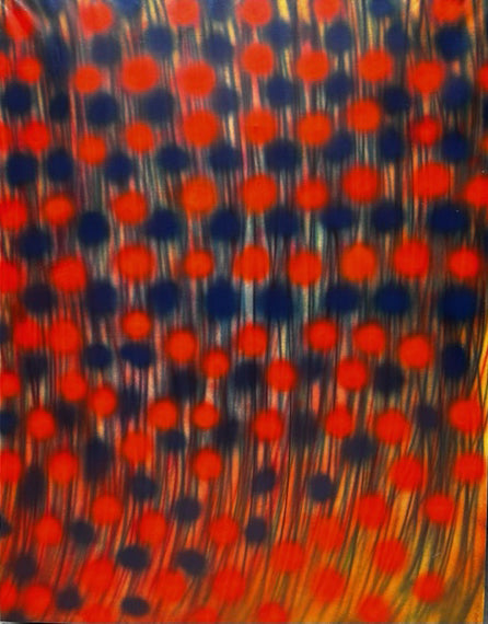 FLOW OF RED TOWARDS THE NIGHT