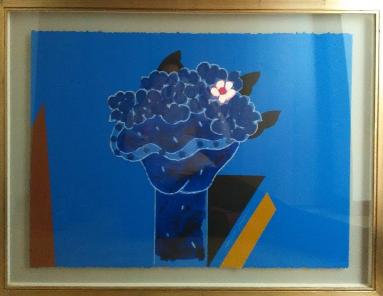 Concetto Pozzati - Cinque petali bianchi