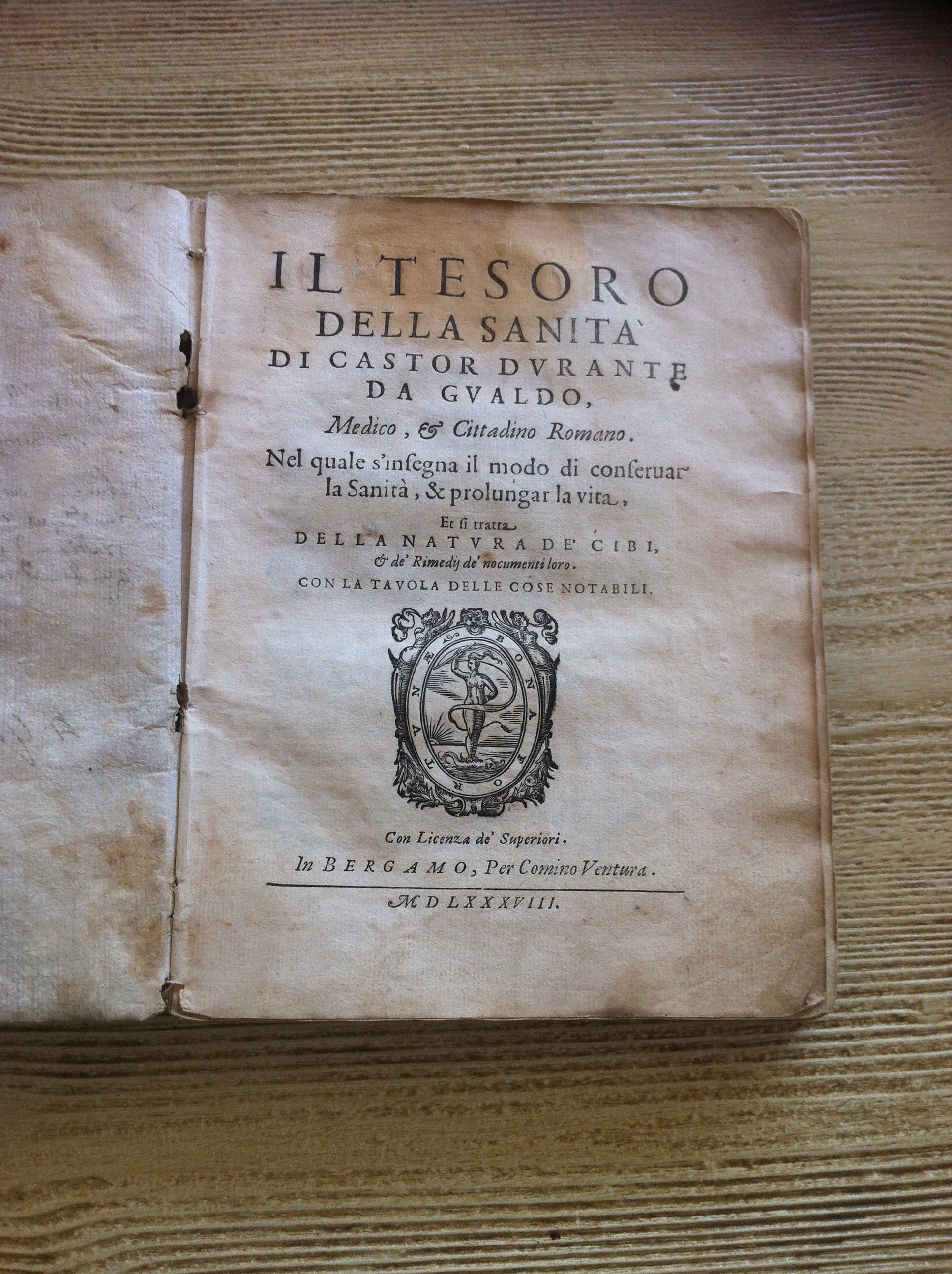El tesoro de la salud - Castor Durante de Gualdo