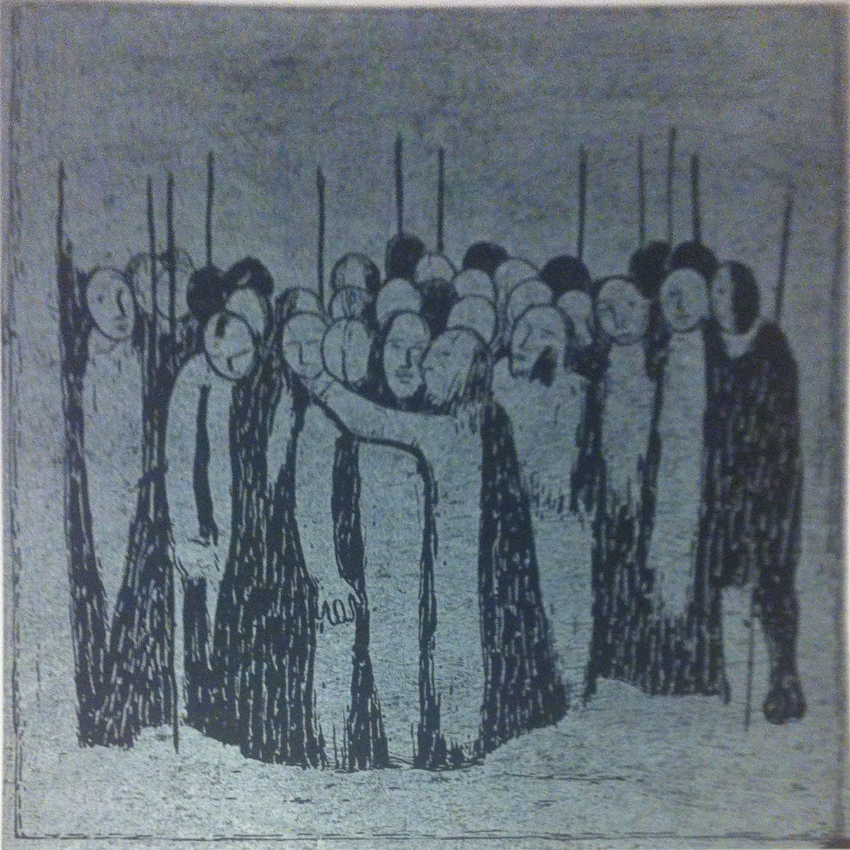 Felice Casorati - The Kiss of Judas