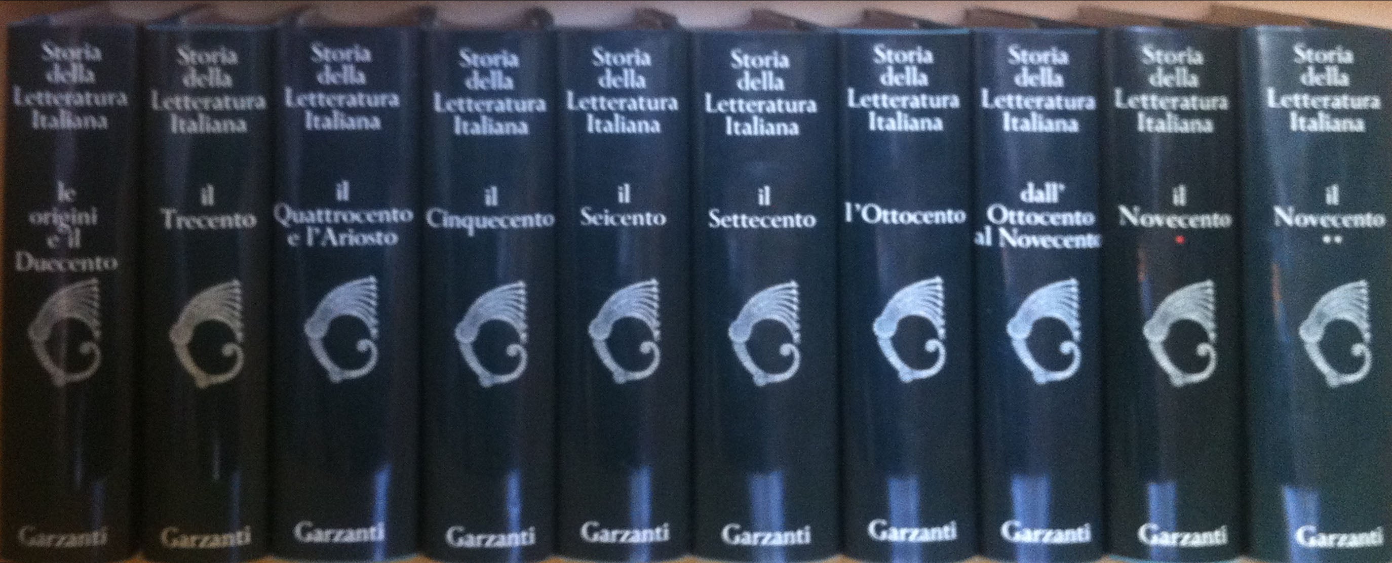 History of Italian Literature - Garzanti