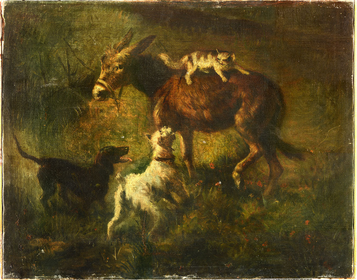 Filippo Palizzi - Landscape with Animals