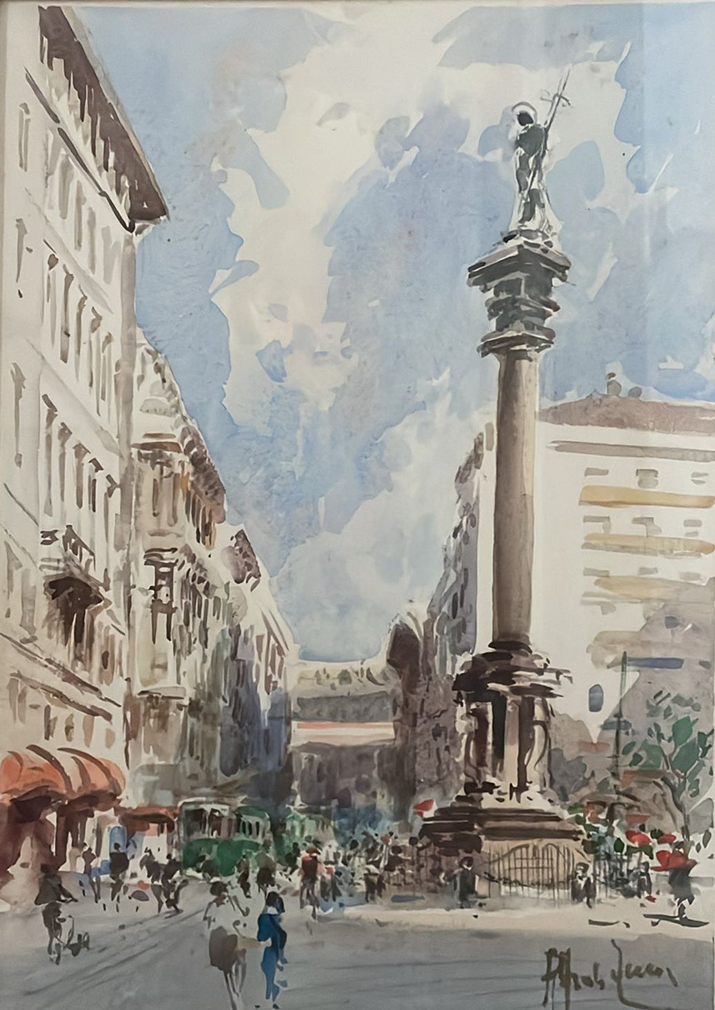 Alfredo Zucchi - Milán antiguo
