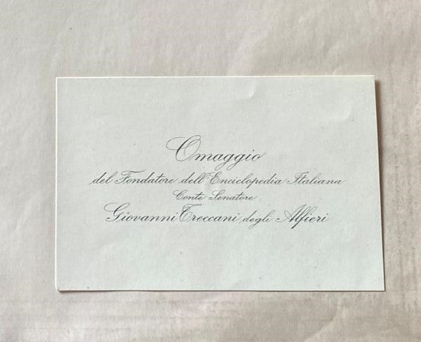 Enciclopedia Italiana di scenze , letteratura ed arti Treccani 1° edizione  (54 Volumi)