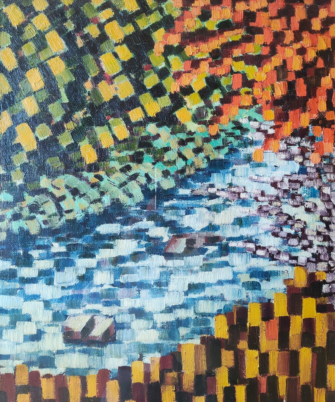 Achille Tosi - Alpine Stream