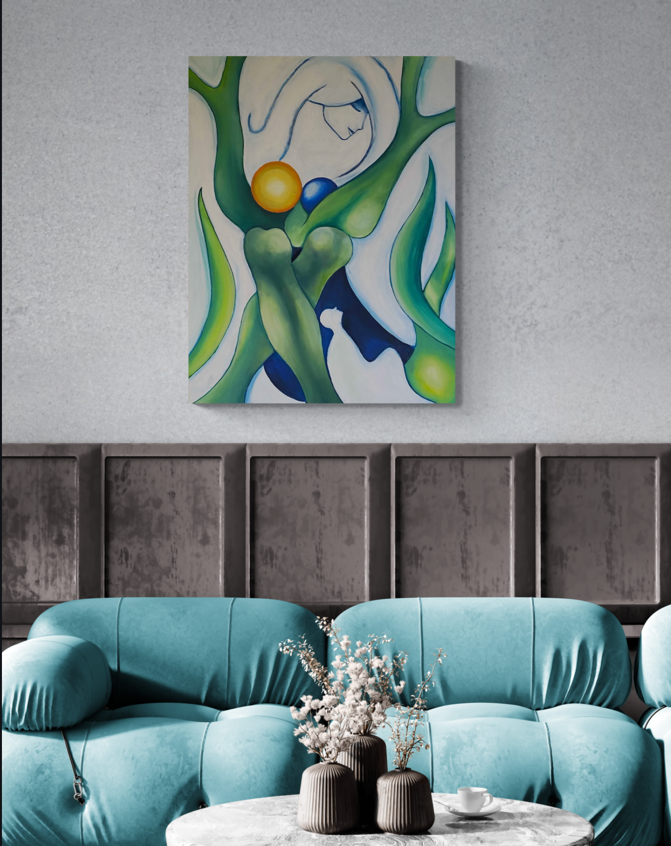 Madre Natura – Pittura a pennello – Anette Zeltner