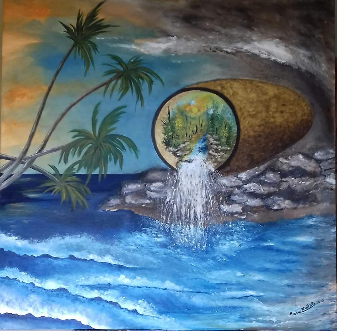 Giara con cascata