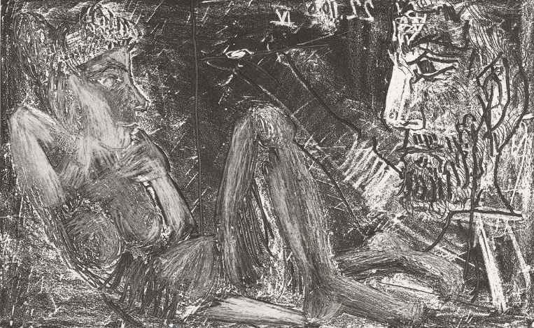 Pablo Picasso - Hombre y mujer
