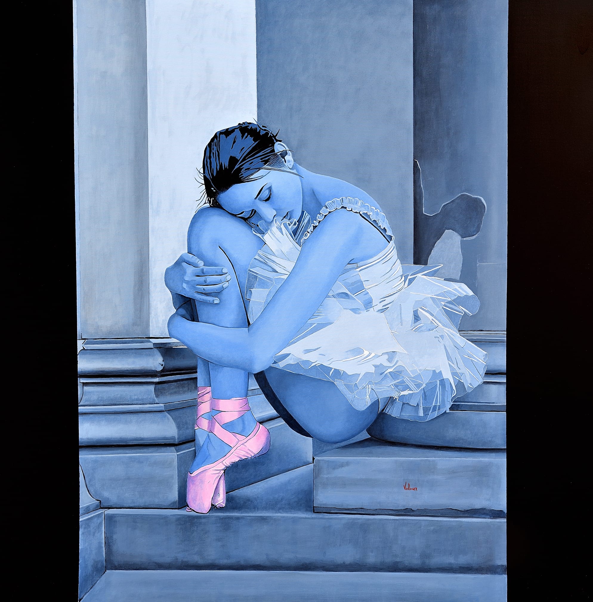 Seated ballerina