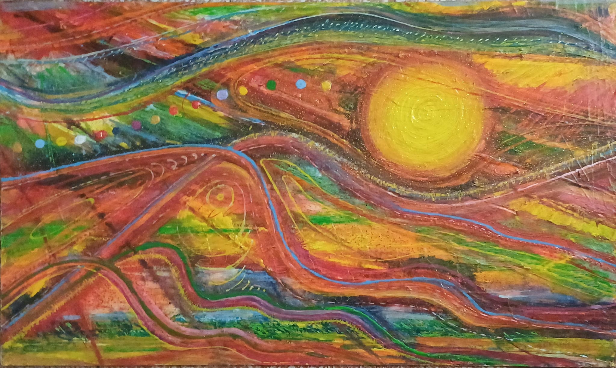 The sun inside my Africa