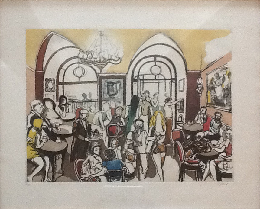 Renato Guttuso - Café griego