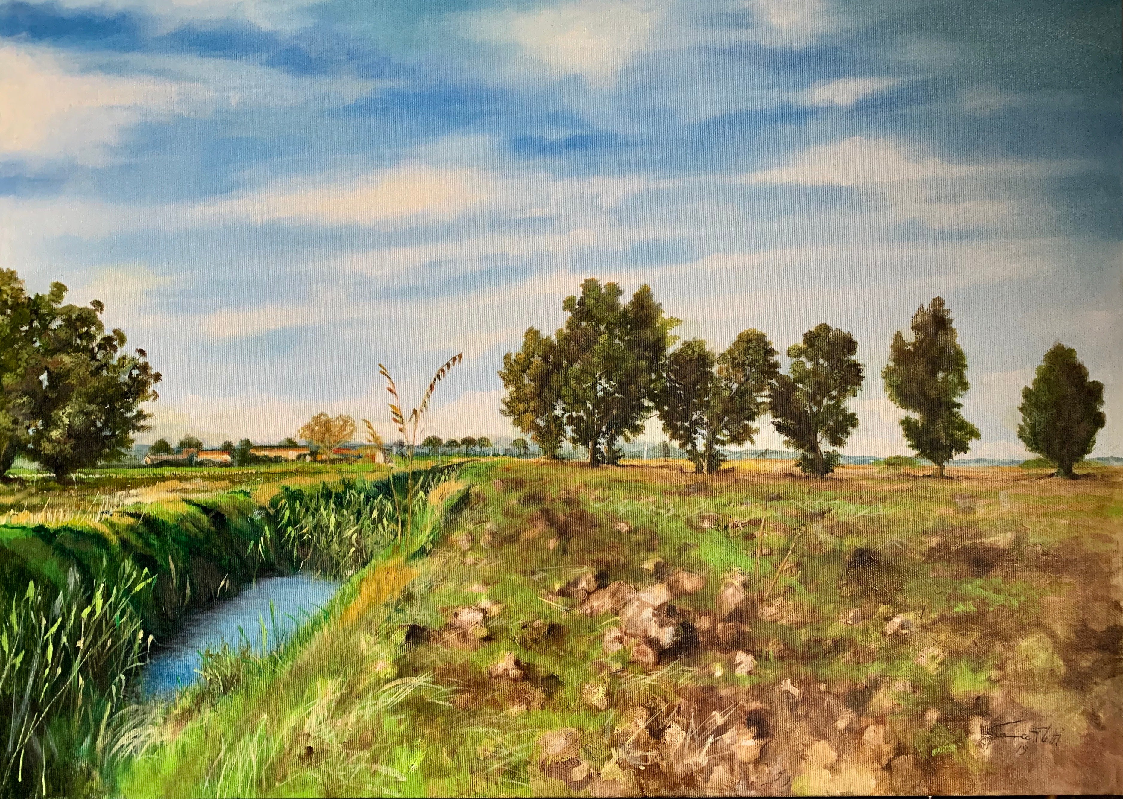 Gianna Filetti - El campo alrededor de Pisa