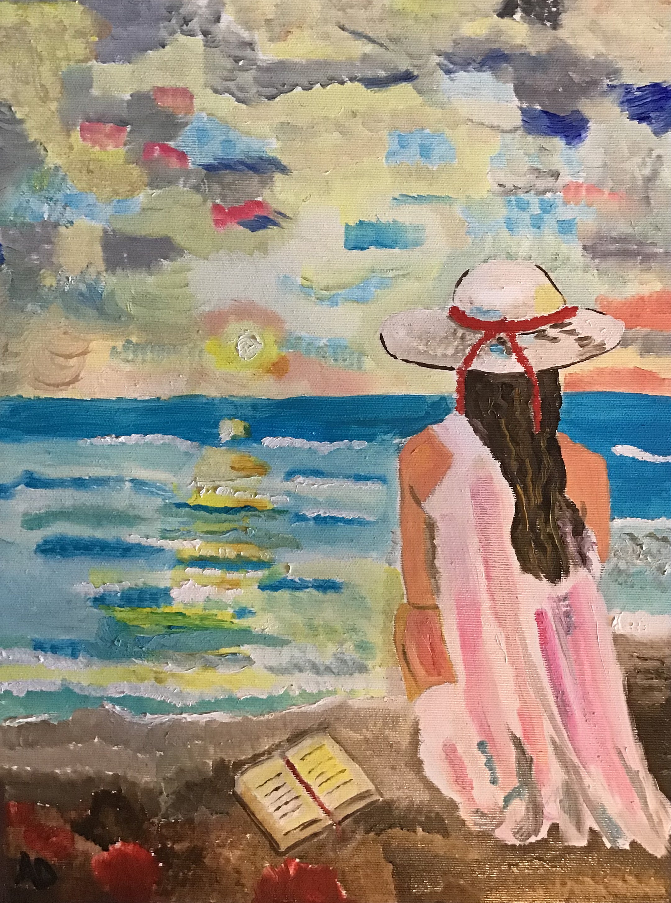 Debora Afflitto - Donna al mare