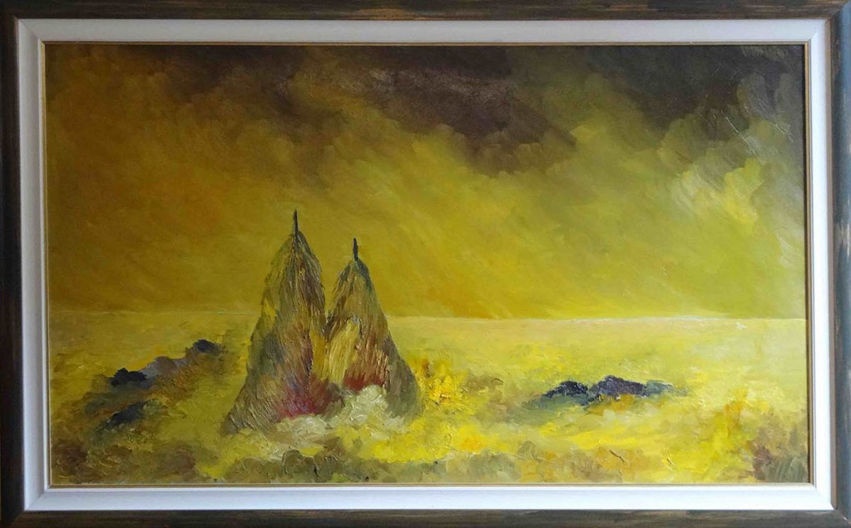 Vittoria Monico - Haystacks in the Sardinian Land