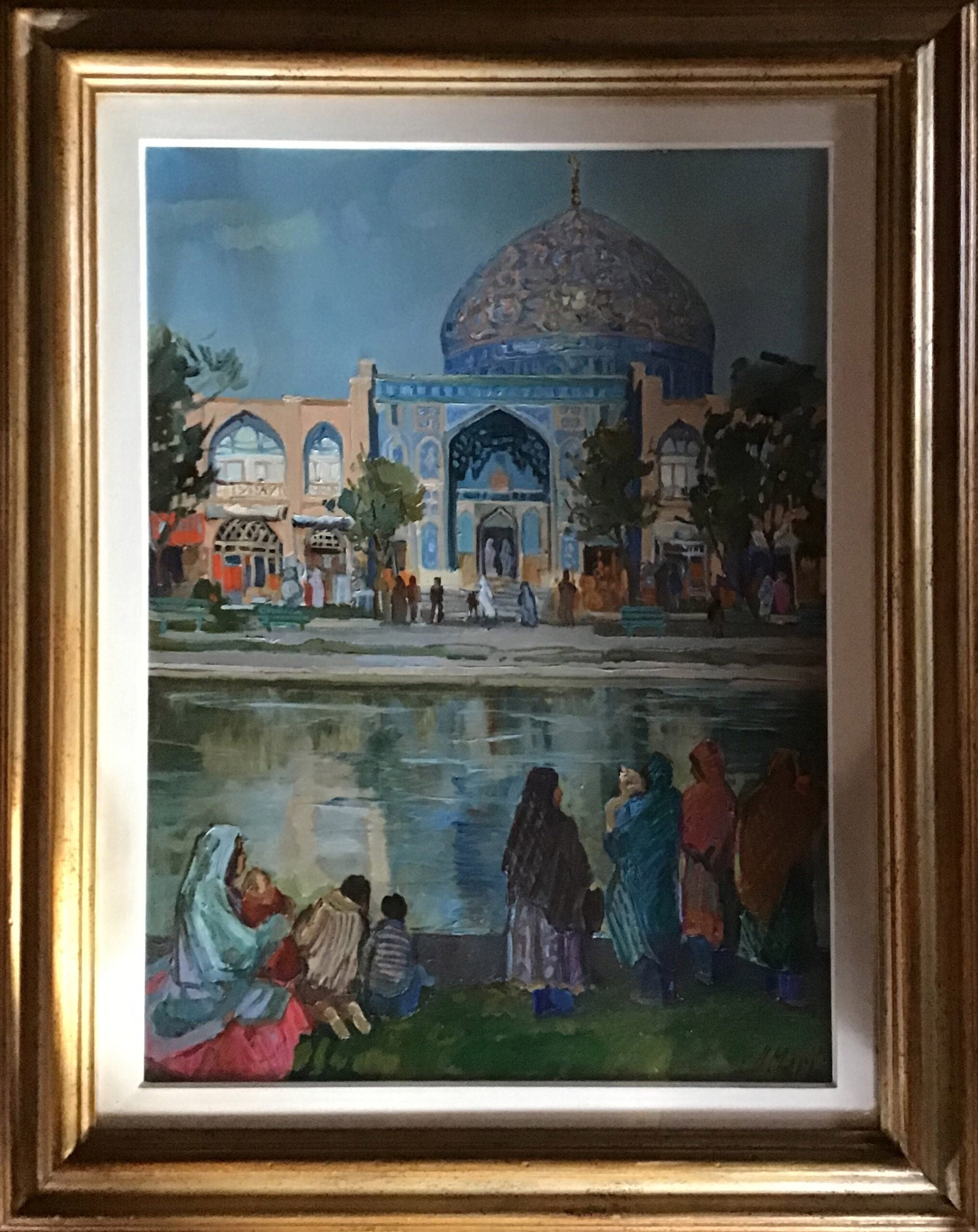 Aldo Mari - La mezquita de Lofallah, en la Plaza Real de Isfahán