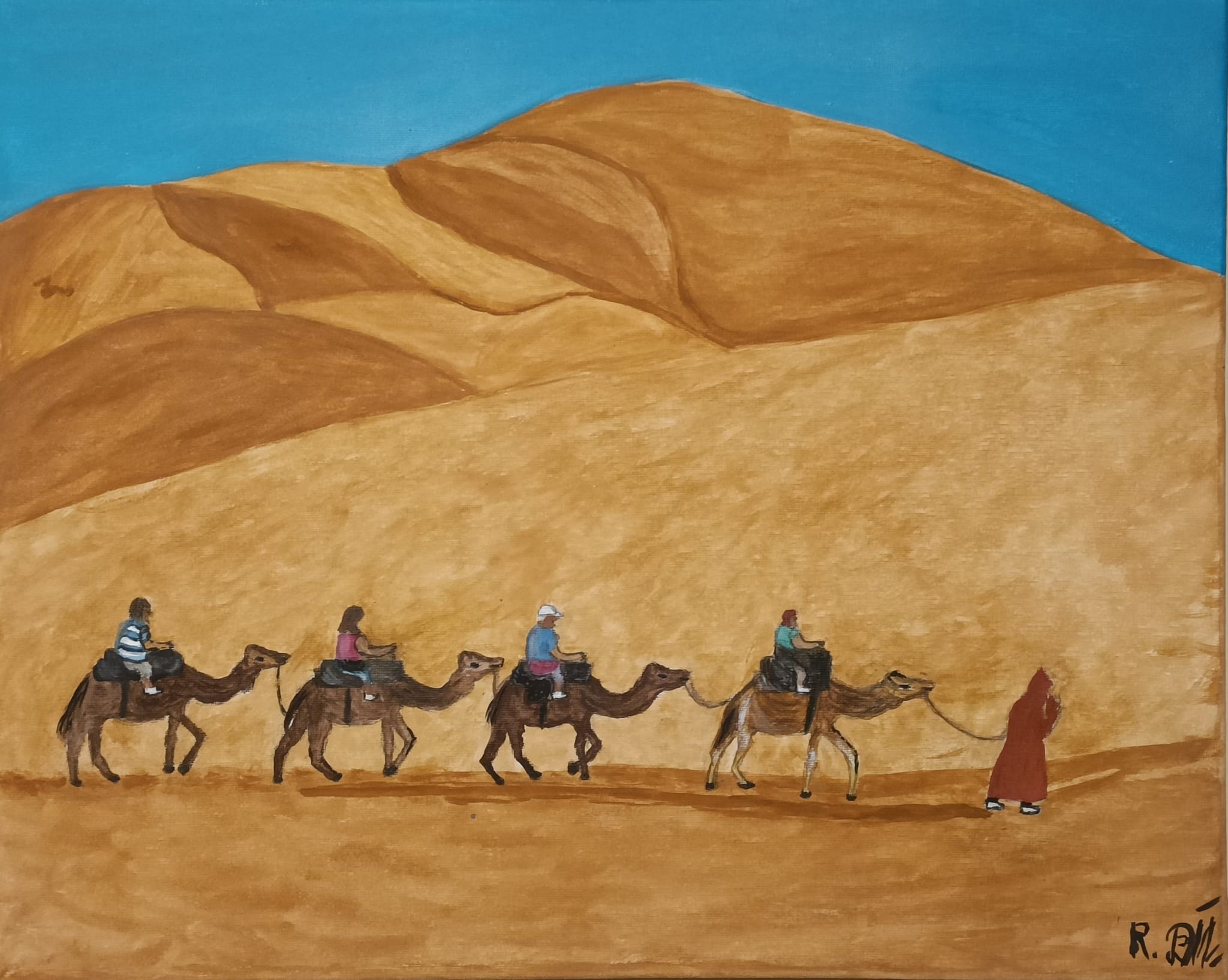 Caravan in the Desert