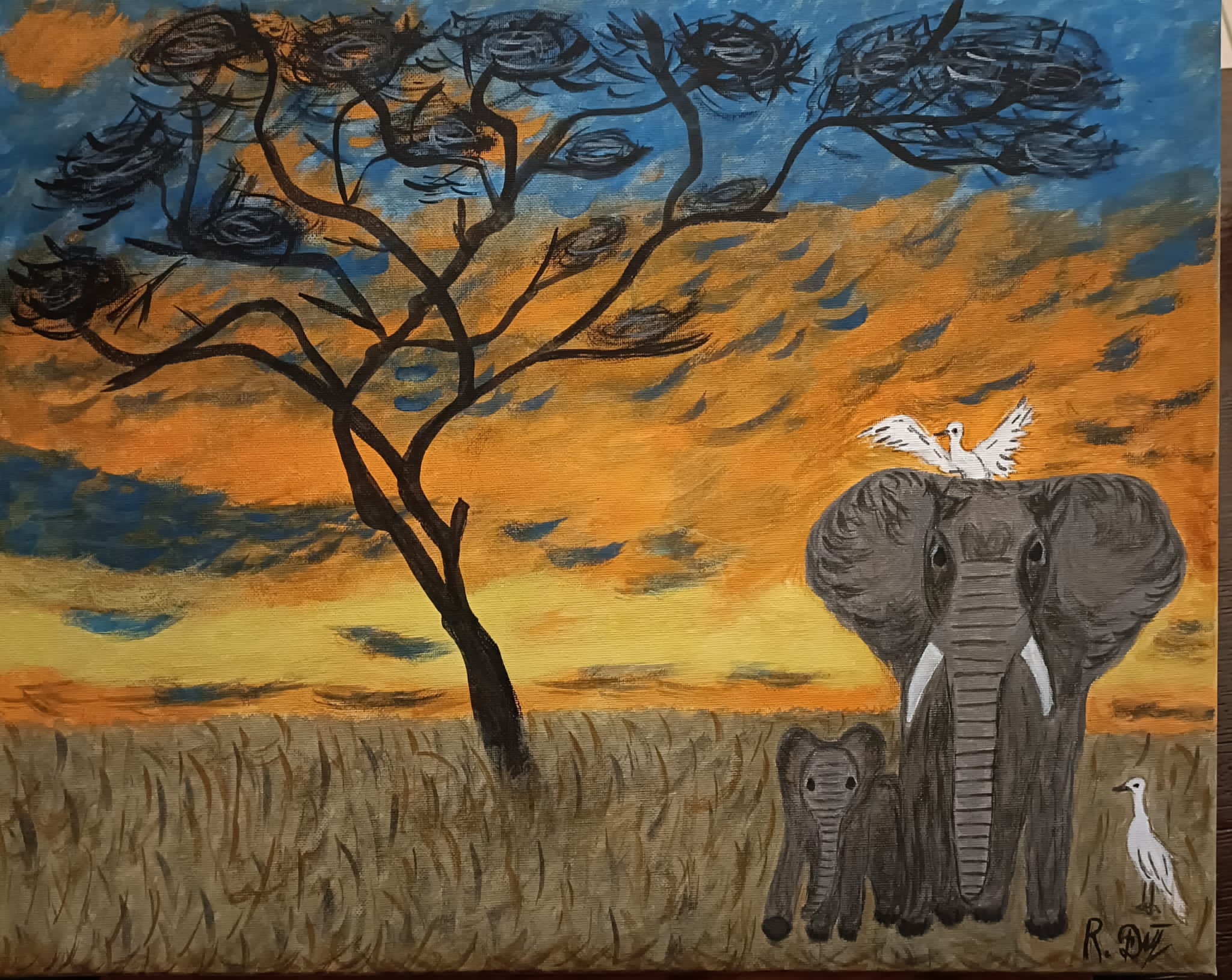Elephants in the Savannah