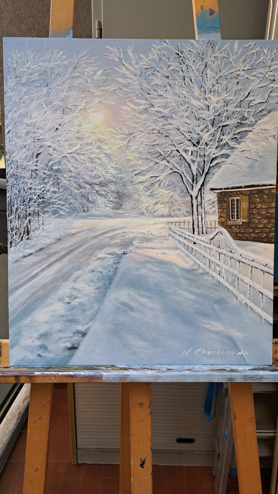 The winter sun