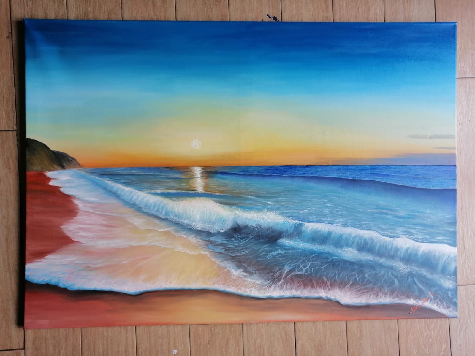 Sea at sunset